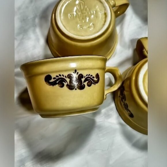 Pfaltzgraff VILLAGE Soup Mugs - Stoneware Set of 3 - Made in USA - Picture 1 of 6